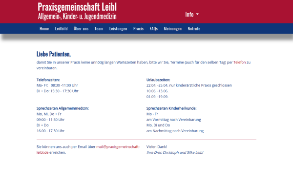 praxisgemeinschaft-leibl.de