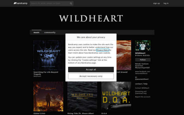 wildheart.bandcamp.com