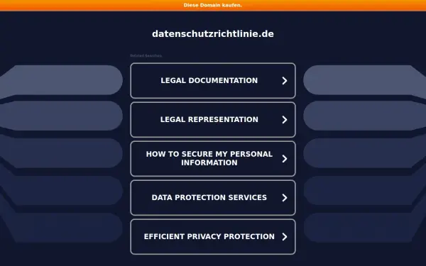 datenschutzrichtlinie.de