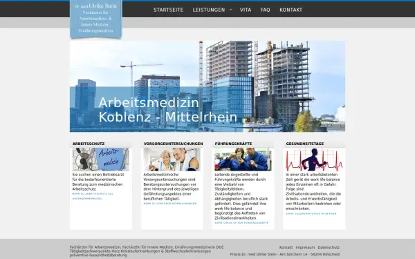 www.arbeitsmedizin-stein.de