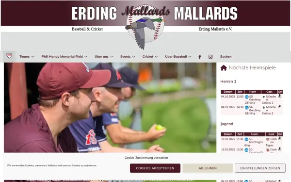 www.erding-mallards.de