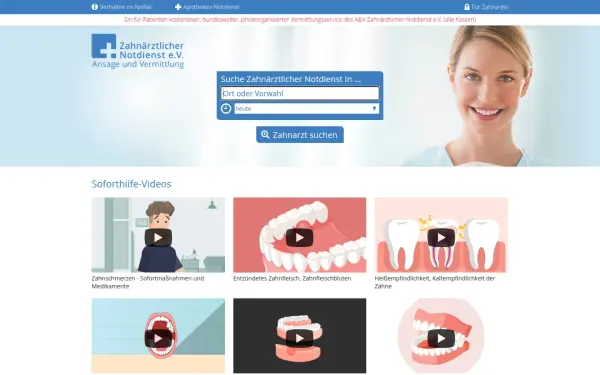 www.zahnarzt-notdienst.de