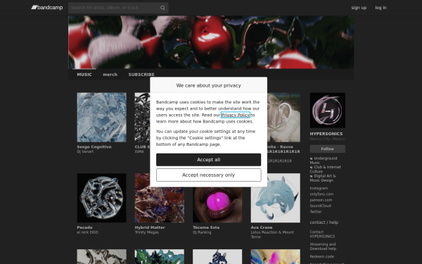 hypersonics.bandcamp.com