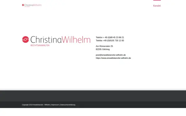 www.anwaltskanzlei-wilhelm.de