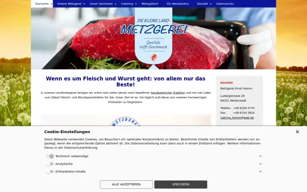diekleinelandmetzgerei.de