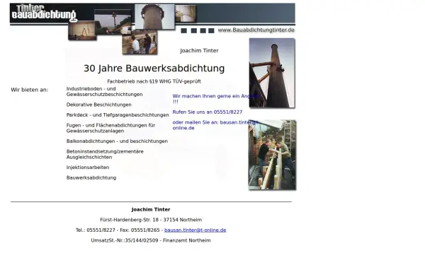 bauabdichtungtinter.de