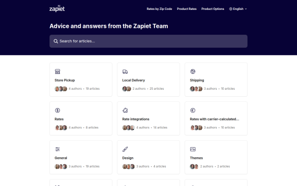 support.zapiet.com