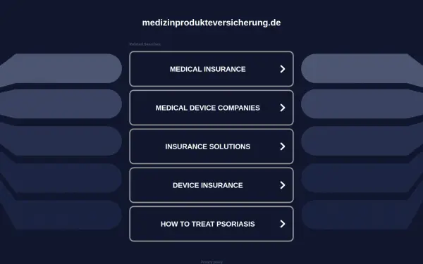 medizinprodukteversicherung.de