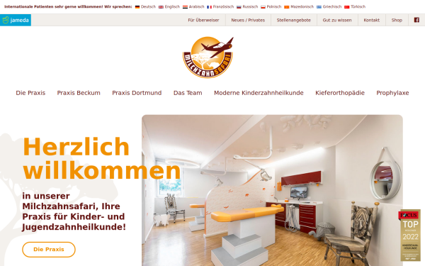 milchzahnsafari.com