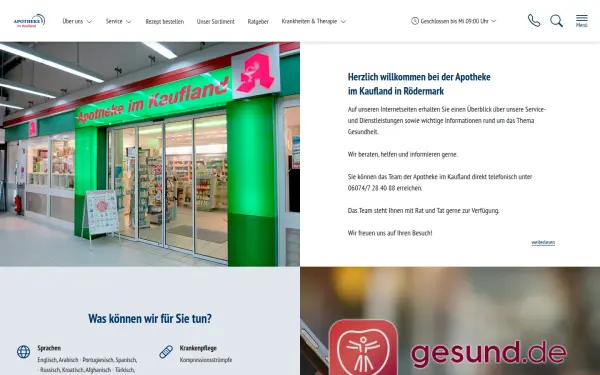 www.apoimkaufland-roedermark.de