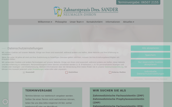www.zahnaerzte-sander.de