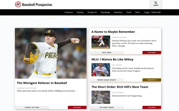 www.baseballprospectus.com