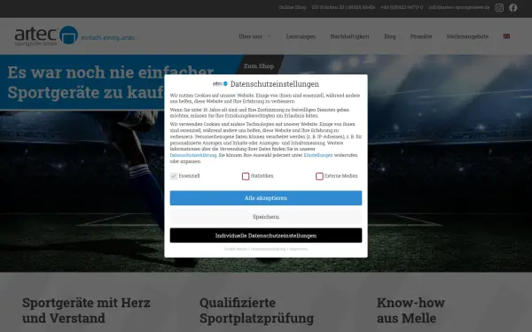 www.artec-sportgeraete.de