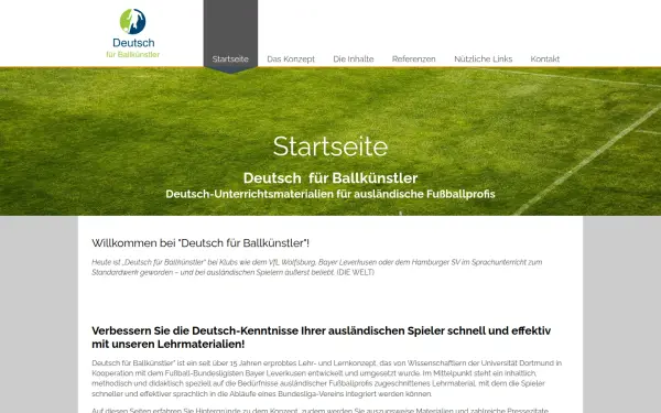 deutsch-fuer-ballkuenstler.de
