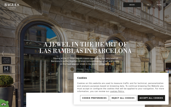 www.hotelbagues.com