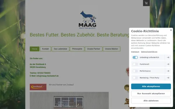 www.maag-tierbedarf.de