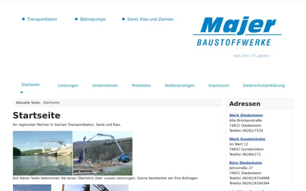majer-baustoffwerke.de