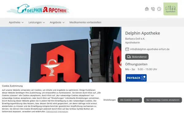 www.delphinapothekeerfurt.de
