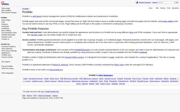 www.pmwiki.org