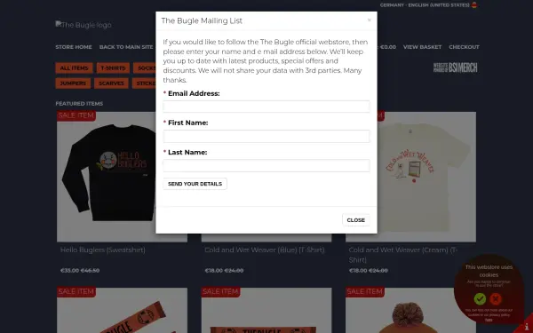 the-bugle.backstreetmerch.com