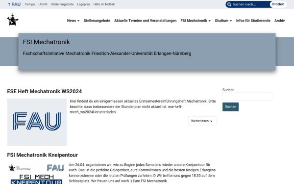 mechatronik.fsi.fau.de