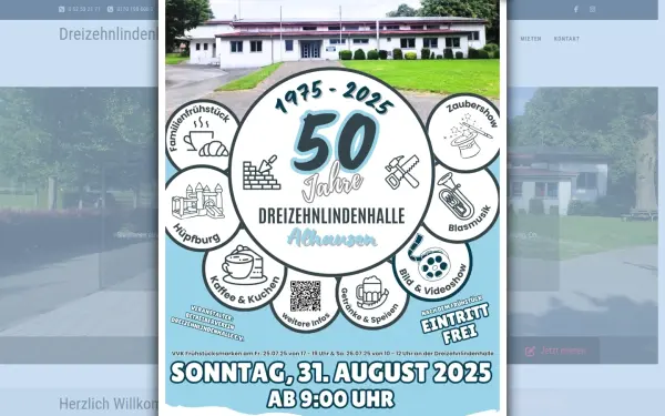 dreizehnlindenhalle-alhausen.de