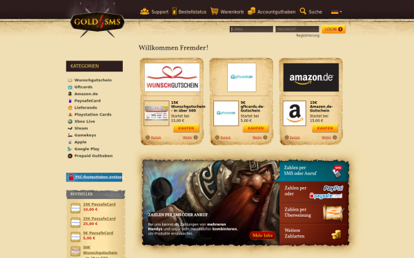 www.gold4sms.de