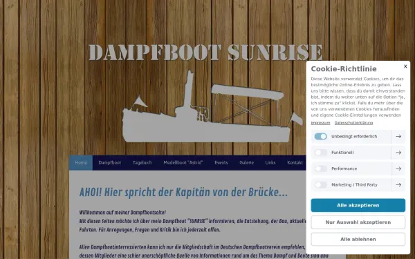 www.dampfboot-sunrise.de