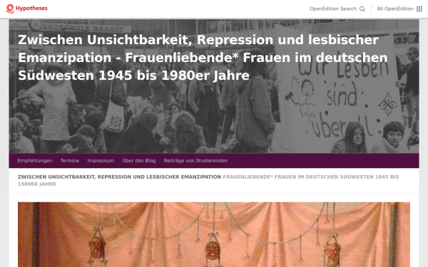 lesbenwelt.hypotheses.org