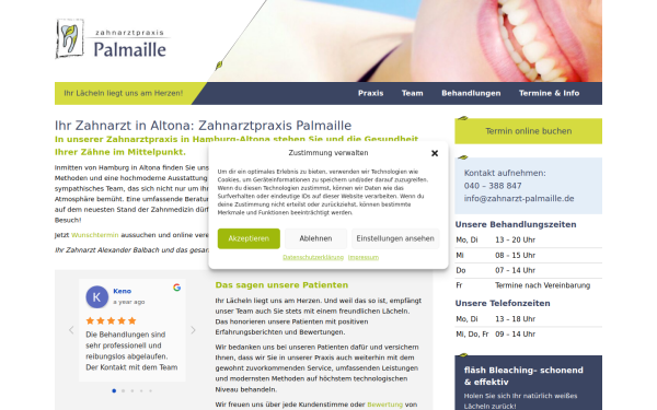 www.zahnarzt-palmaille.de