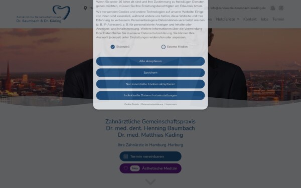 www.zahnaerzte-baumbach-kaeding.de