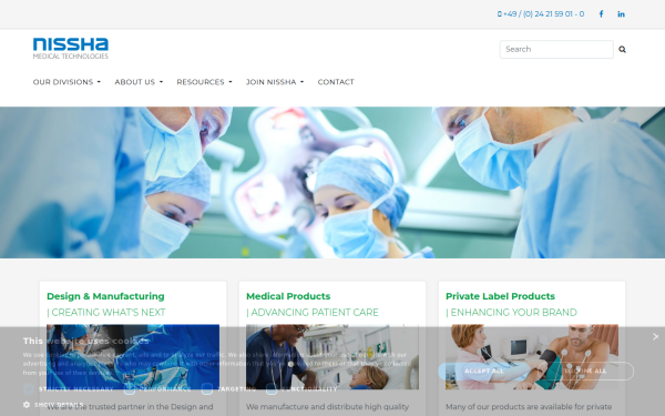 www.nisshamedical.com
