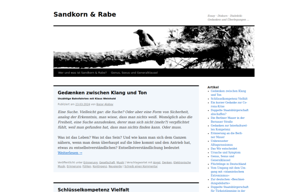 www.sandkornundrabe.de