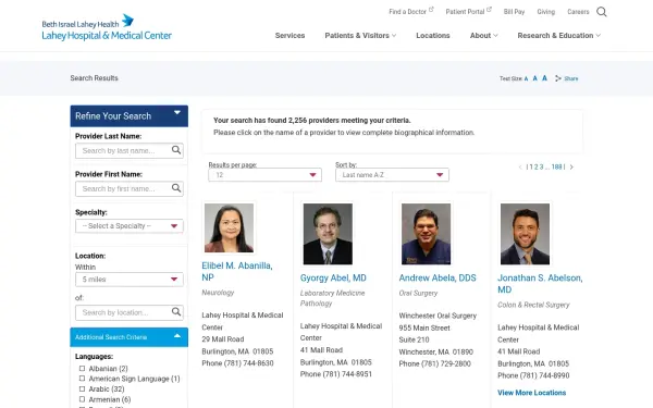 physicians.lahey.org