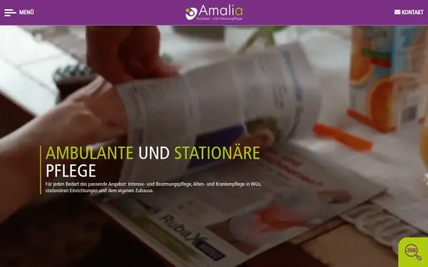 amalia-pflegedienst.de