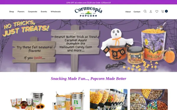 cornucopiapopcorn.com