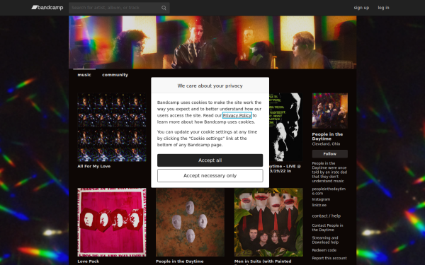 peopleinthedaytime.bandcamp.com