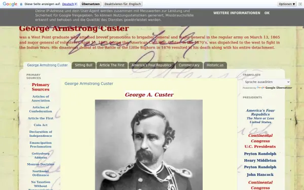 www.georgearmstrongcuster.com
