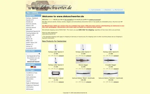 www.dekoschwerter.de