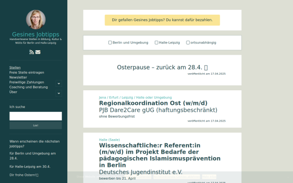 gesinesjobtipps.de