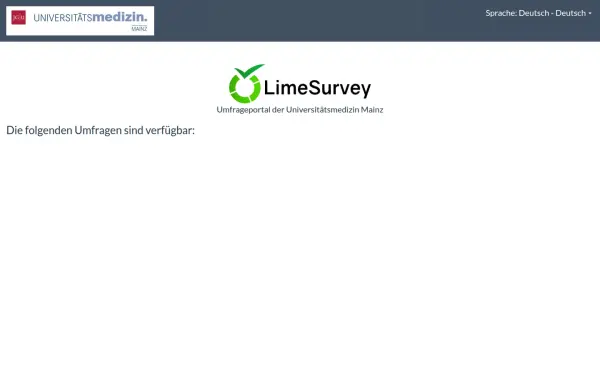 limesurvey.unimedizin-mainz.de