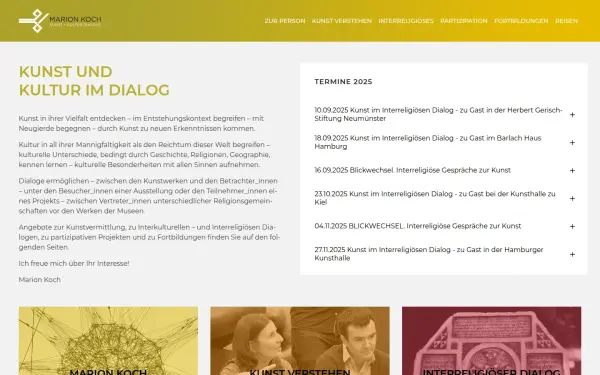 www.marionkoch-kunstdialoge.de