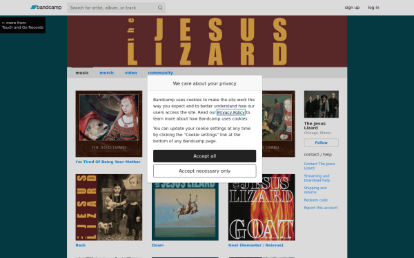 thejesuslizard.bandcamp.com