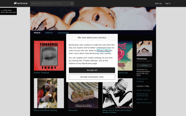 tinnarose.bandcamp.com