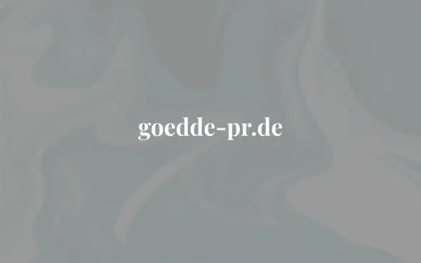goedde-pr.de