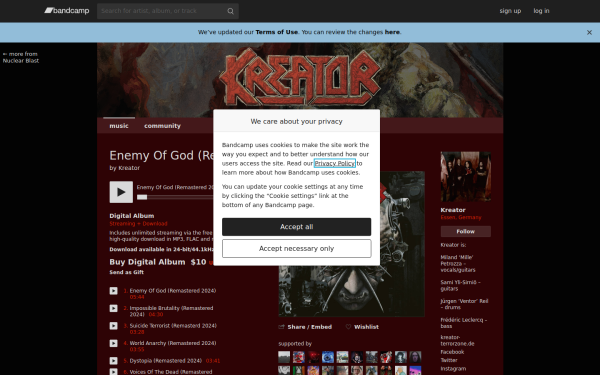 kreator.bandcamp.com
