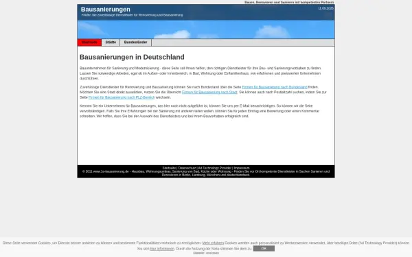 www.1a-bausanierung.de