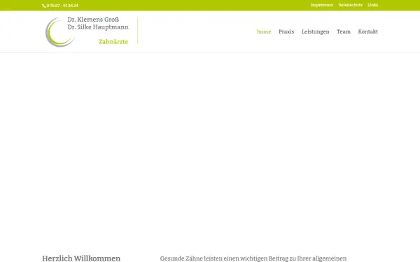 www.zahnaerzte-gross-hauptmann.de
