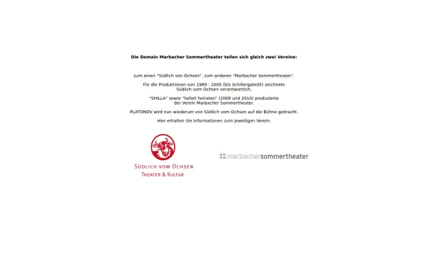marbachersommertheater.de