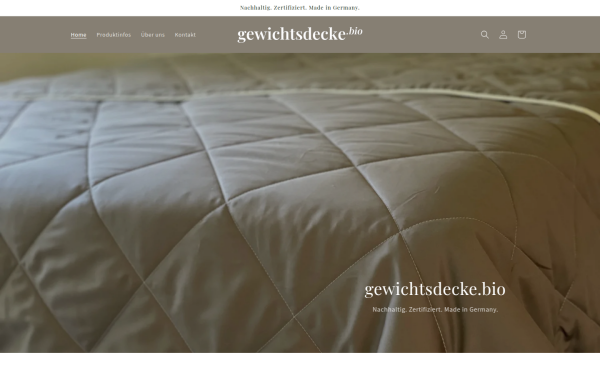gewichtsdecke.bio